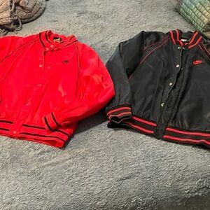 Nike Red and Black Men's Jackets